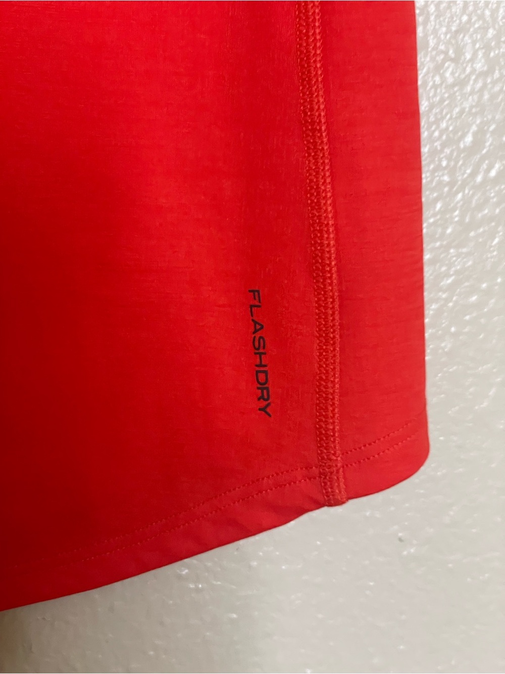 The North Face Flashdry deepCoral -red Short-Sleeve Crew Tee size Small - Picture 6 of 10